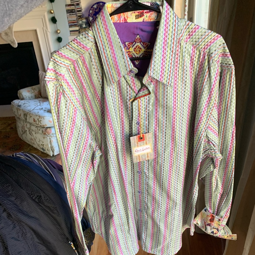 Patterned Dress Shirt